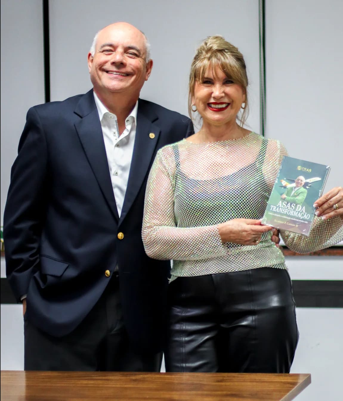 Cerimônia de formatura de comissários de bordo