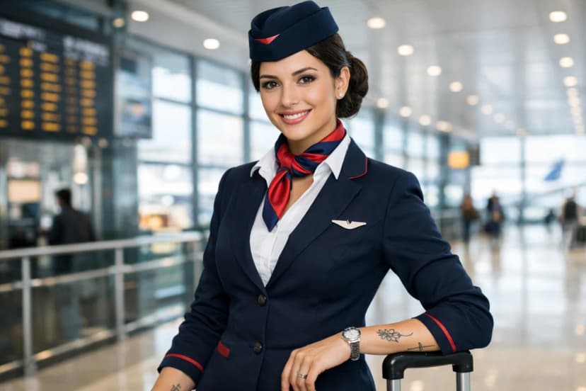 Aeromoça Pode Ter Tatuagem? Regras para Comissários de Bordo