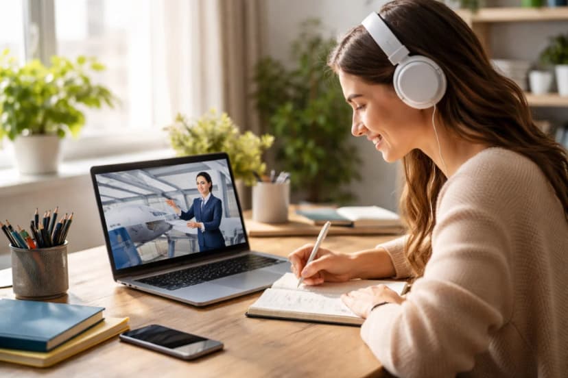 Curso online vs presencial para comissário